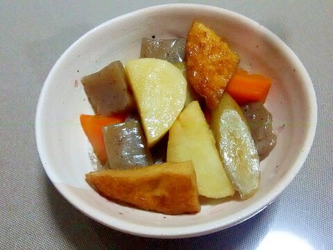 山芋と根菜とさつま揚げの中華煮＋＋